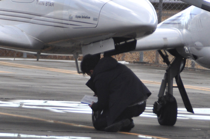号外 飛行機計器飛行証明の実地試験に合格 アルファーアビエィション