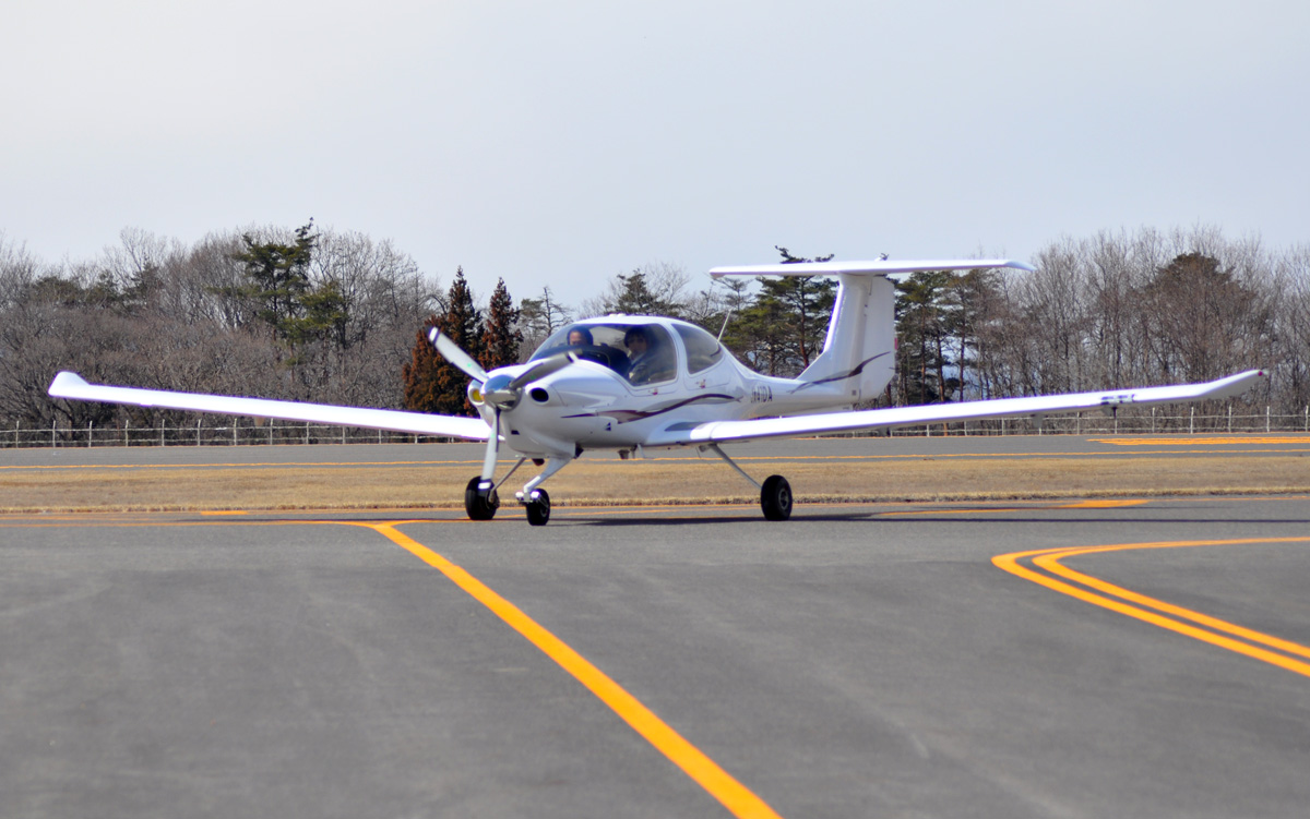 福島運航所の飛行機訓練 福島運航所の飛行機訓練